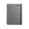 96216_103-a SIMMEL B5. B5 diary with rings in leather (58% recycled)