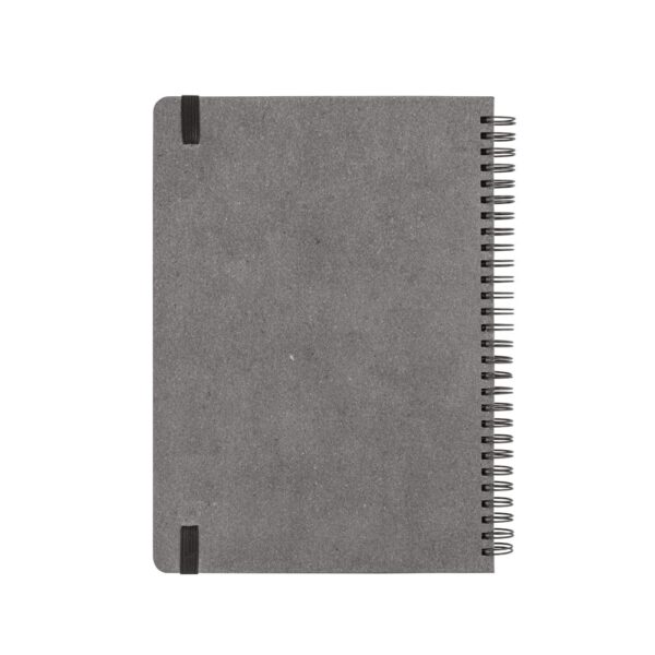SIMMEL B5. B5 diary with rings in leather (58% recycled)