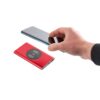CASSINI. Power bank 4.000 mAh with 5W wireless charger in recycled aluminium (100% rAL)