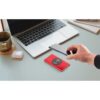 CASSINI. Power bank 4.000 mAh with 5W wireless charger in recycled aluminium (100% rAL)