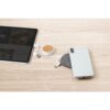 97091_amb RUBINS. 6-in-1 retractable USB cable in recycled ABS (100% rABS) and bamboo