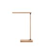 MOREY. Folding desk lamp with 15W superfast wireless charger in bamboo