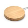 97128_160-c DAIMLER. 15W superfast wireless magnetic charger in bamboo