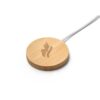97128_160-logo DAIMLER. 15W superfast wireless magnetic charger in bamboo