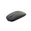 97129_103-logo KHAN. Wireless mouse with 500mAh battery in recycled ABS (100% rABS)