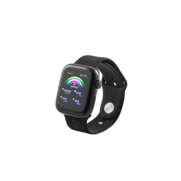 WILES. Smartwatch with 1'85" screen, IPX4 and 3-day battery life and silicone strap