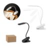 97141_set NESBIT II. Portable desk lamp with clip and 30h autonomy at 65% rABS