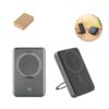 97143_set WARSHEL 10. 10'000 mAh magnetic power bank with 15W superfast wireless charger in recycled ABS (100% rABS) with stand
