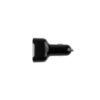 97189_103-a DIRAC. Cigarette lighter adapter with USB-A port 18W and USB-C 20W in recycled ABS (100% rABS)