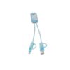 BERNERS. Superfast 6-in-1 USB cable in recycled PET (100% rPET)