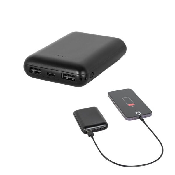 LEAKEY 8. Power bank 8.000 mAh in recycled ABS (100% rABS)