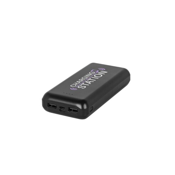 LEAKEY 20. Power bank 20'000 mAh in recycled ABS (100% rABS)