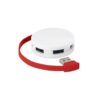 97357_105-c GARDNER. HUB with cable and 4 USB-A ports in ABS