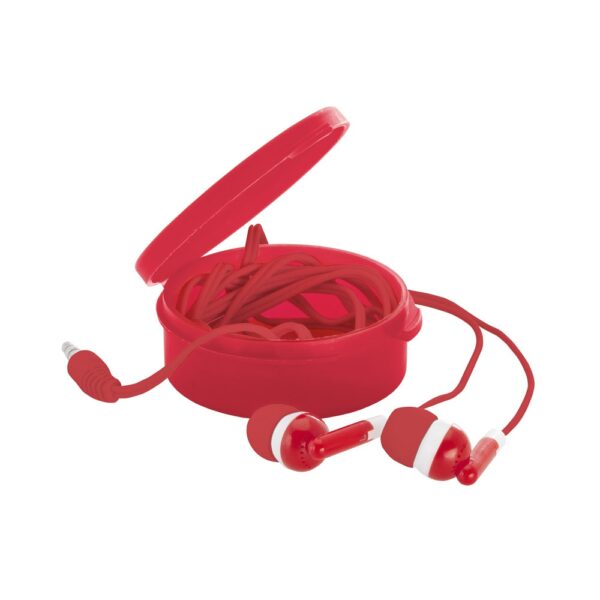 GERMAIN. Earphones with 1'2 metre ABS cable