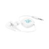PINEL. Retractable earphones with 0'75 m ABS cable