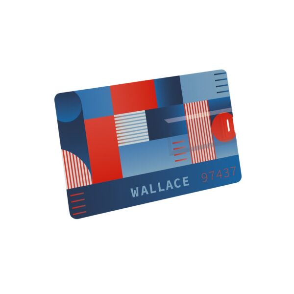WALLACE 8GB. USB Stick UDP with 8GB in ABS