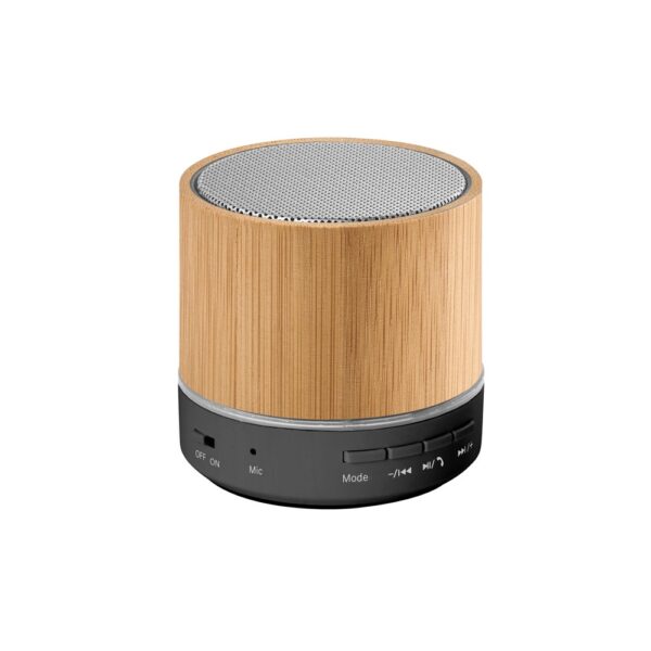 RE-GLASHOW. 3W portable speaker with 4h30m battery life on recycled ABS (100% rABS)