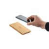 97909_160-c FITCH. Power bank 5.000 mAh with 5W wireless charger in bamboo