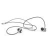 VIBRATION. Metal and ABS earphones with microphone