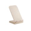 97932_160 ENGLERT. Smartphone holder with 10W fast wireless charger in recycled ABS (70% rABS) and wheat straw fiber