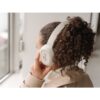 97939_amb FEYNMAN. Foldable wireless headphones with 4-hour battery life in wheat straw and ABS