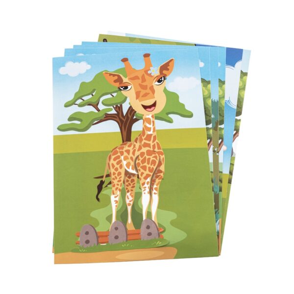 98002_106-b MADAGASCAR. Sticker set with six sheets