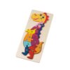 98003_150 DIPLODOCO. Dinosaur-shaped puzzle in pine plywood