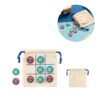 98097_set CROSSES. Classic 10-piece plywood Tic Tac Toe game