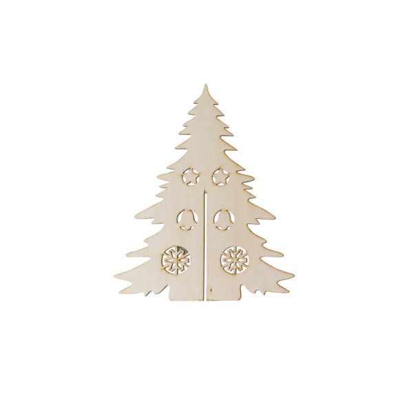 PINERY. Collapsible wooden Christmas tree to colour
