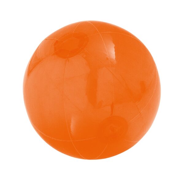 PECONIC. Inflatable beach ball in translucent PVC