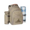 98422_111-logo VILLA. Thermal picnic backpack in 600D, high-density recycled polyester