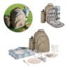 98422_set VILLA. Thermal picnic backpack in 600D, high-density recycled polyester