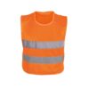 98501_128 MIKE. 100% polyester reflective kids’ vests