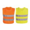 98501_set MIKE. 100% polyester reflective kids’ vests