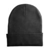 99038_103-a CARL. Recycled polyester (100% rPET) double-layered soft knit unisex beanie