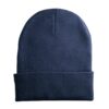 99038_134-a CARL. Recycled polyester (100% rPET) double-layered soft knit unisex beanie