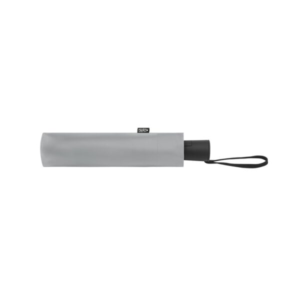 CIMONE. Telescopic umbrella in recycled polyester (100% rPET) 190T pongee with automatic opening
