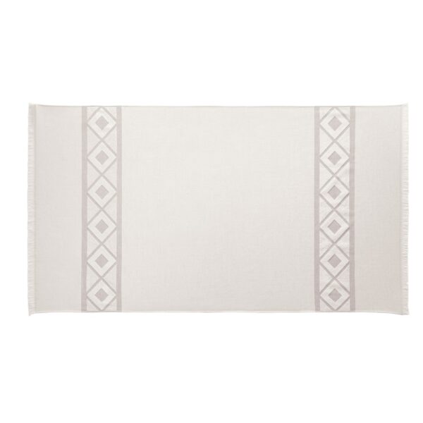 MALEK. Multifunctional bath towel (350g/m²) made of light and resistant cotton (85%) and recycled cotton (15%)