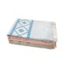 99046_a MALEK. Multifunctional bath towel (350g/m²) made of light and resistant cotton (85%) and recycled cotton (15%)