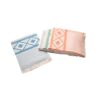 99046_b MALEK. Multifunctional bath towel (350g/m²) made of light and resistant cotton (85%) and recycled cotton (15%)