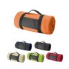 99074_set THORPE. Fleece blanket with removable handle (180 g/m²)