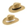 99082_set JEAN POLI. Natural straw hat