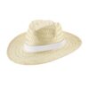 99085_106 EDWARD RIB. Natural straw hat with sublimated elastic band