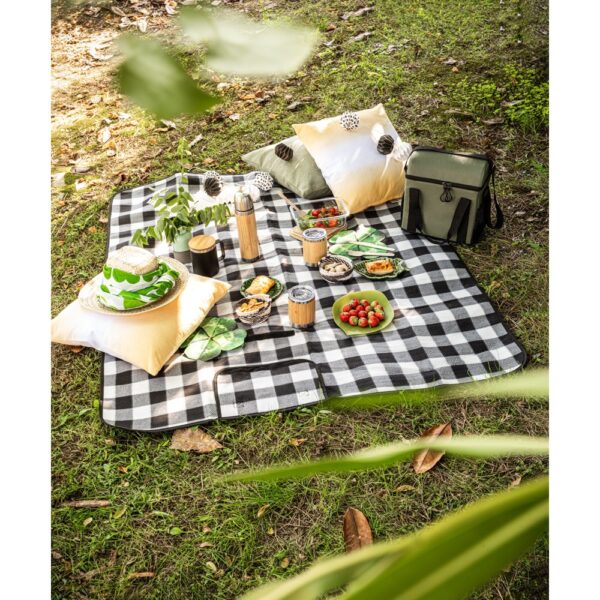 99088_amb RILEY II. EPE-lined picnic blanket (180 g/m²) with pattern