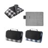 99088_set RILEY II. EPE-lined picnic blanket (180 g/m²) with pattern