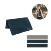 99097_set SERENITY. Scarf in recycled polyester (100% rPET) with a stitched detail for personalisation