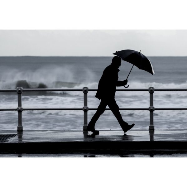 99131_amb ALBERT. 190T pongee umbrella with automatic opening