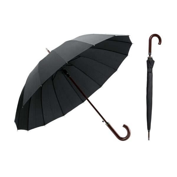 HEDI. 16 rib automatic opening umbrella in 190T pongee with automatic opening