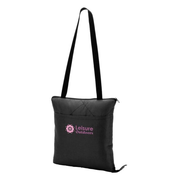GRADY. Foldable picnic blanket in rPET and PEVA
