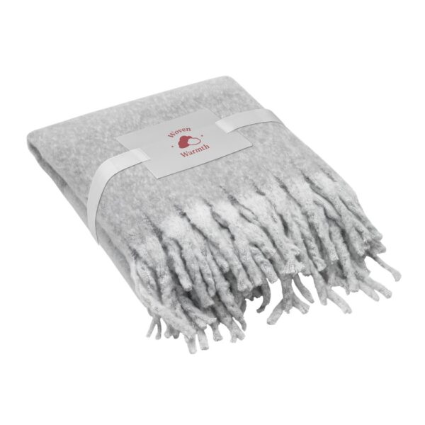 COMFY. Blanket in recycled polyester (100% rPET) (300 g/m²), with a mohair feel